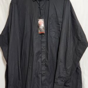 NWT Dixon Mens Black Button-Up Shirt